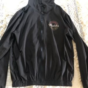brandy melville “malibu locals only” windbreaker